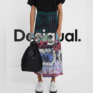 Desigual Lurex Midi Skirt
